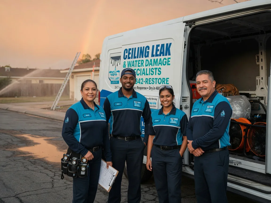 Ceiling Leak Cleanup company in Portage, ME